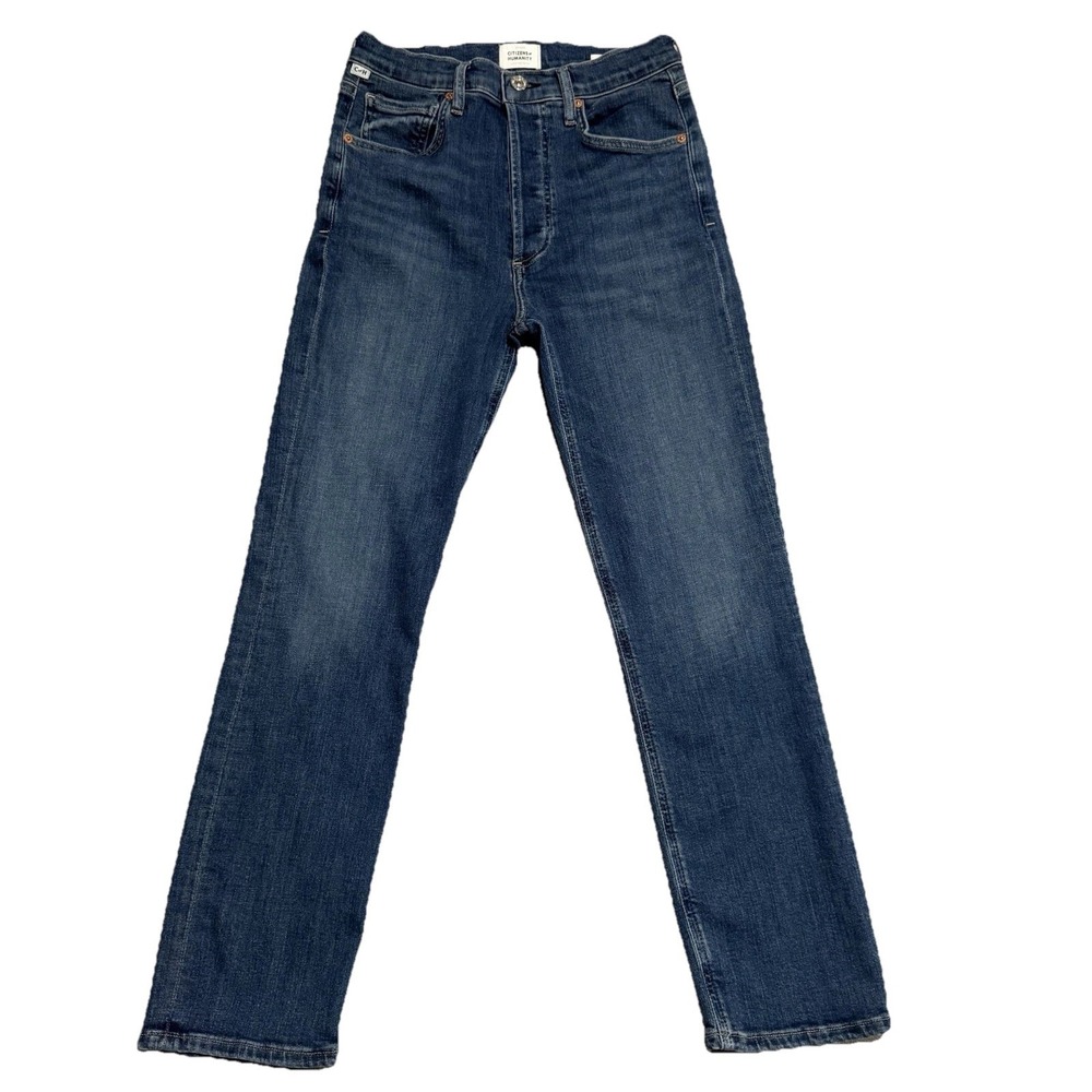 Citizens Of Humanity Jolene High Rise Vintage Slim Stretch Denim Jeans Womens 27